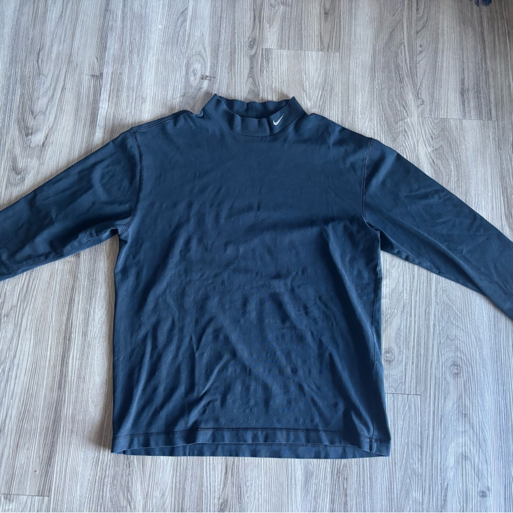 Vintage Nike mock neck long sleeve shirt